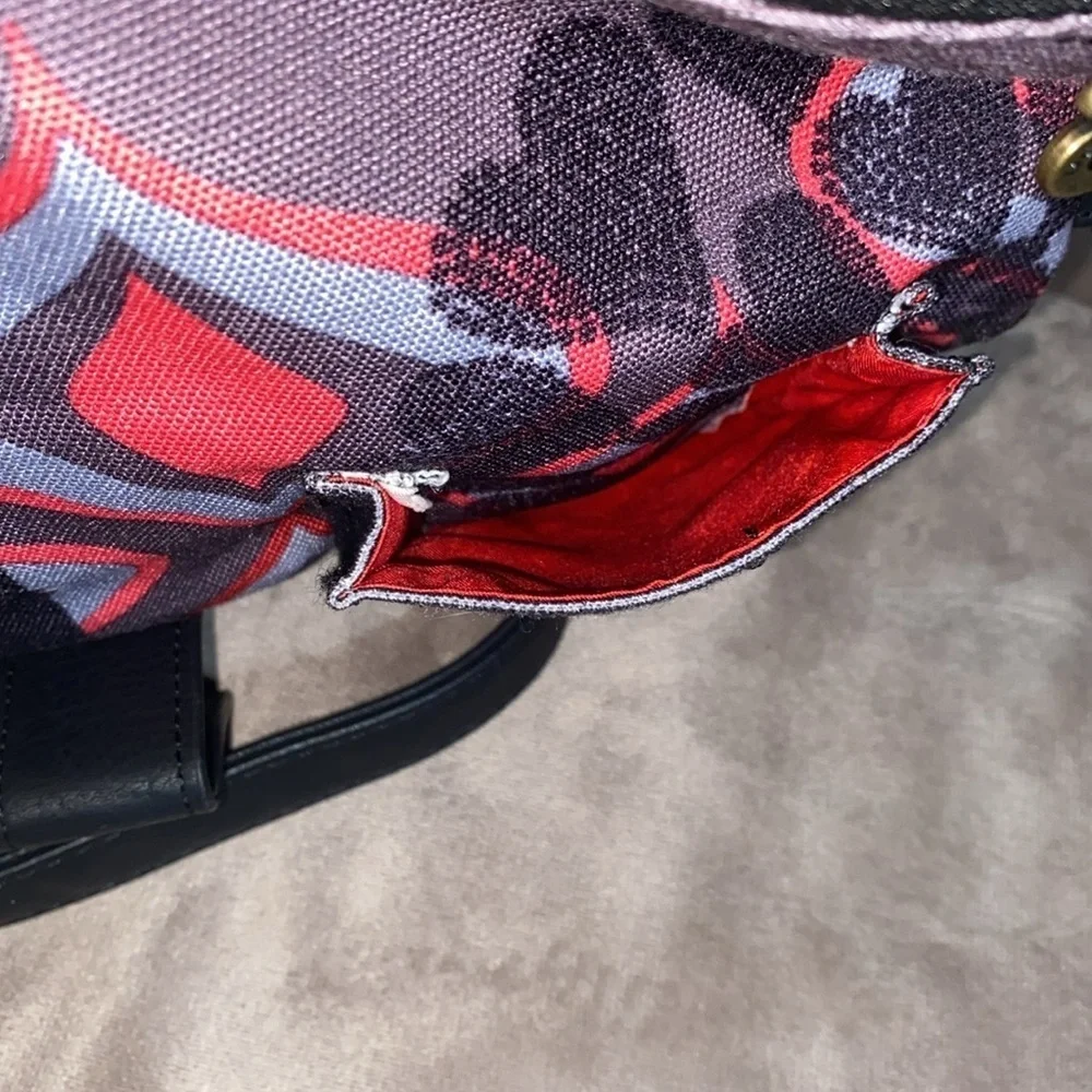 Desigual Multicolor Crossbody Bag with Red and Black Accents